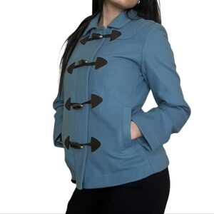 Gap Blue Wool Peacoat Jacket Size Large